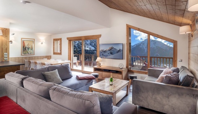 Spacious duplex 125m² - 4 bdr - SKI IN/OUT CHAMPAGNY LA PLAGNE - linen included