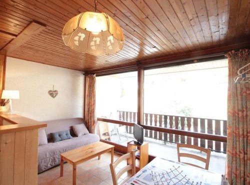Studio 4 pers, centre village, 450m télécabine, balcon, casier à skis, animaux acceptés - FR-1-572-211