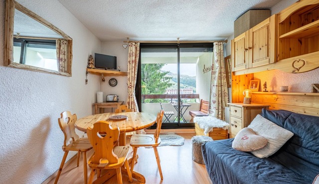 Studio for 4 people, Saint-François Longchamp 1650 – at the foot of the slopes, resort center.