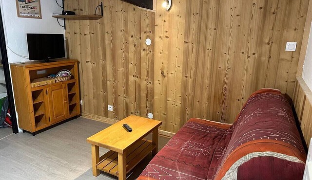 Super studio 4 pers avec balcon et vue montagne