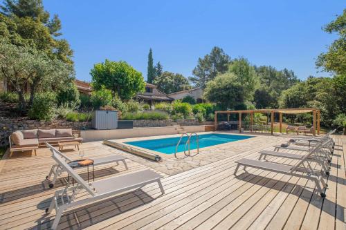 Tranquil 5-Bedroom Stone Villa with Private Pool
