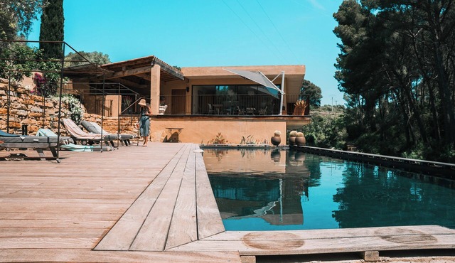 Villa La Pinède meublé de tourisme 5* Les Lecques St Cyr Var 600m from the sea