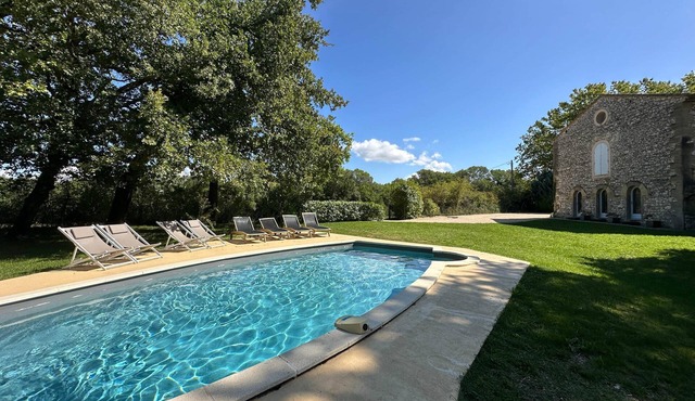 Villa of the Cypresses – Pool & Garden – Château Barbebelle