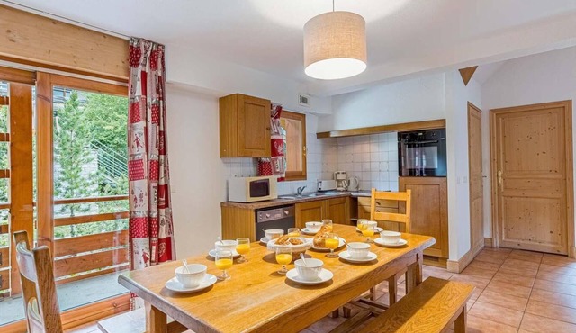Wifi, 300m from resort center, fitness, swimming pool, sauna, hammam, balcony, tv, 44-47m², Vaujany