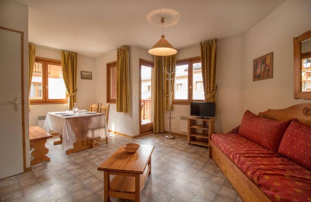 Wifi, balcony, tv, ski locker, 30m², Aussois