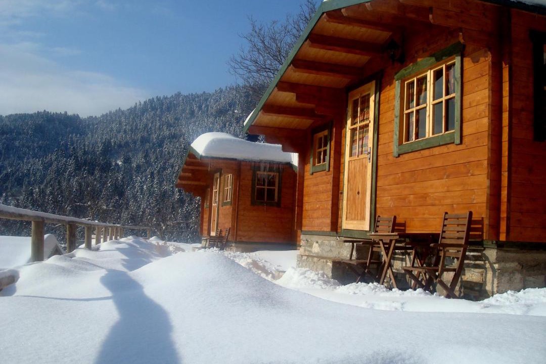 Photo of Buildings in Lake Plastiras