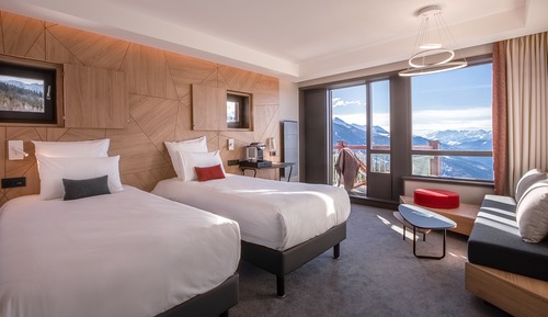 Chambre Supérieure Double avec balcon - Vue vallée