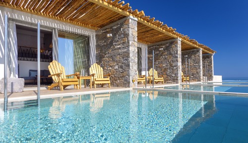 Deluxe Suite, Private Pool, Partial Sea View (Split Level)
