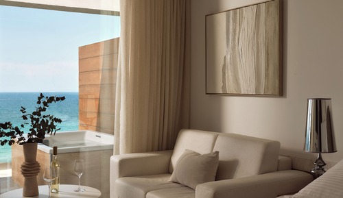 Suite, Jetted Tub, Sea View