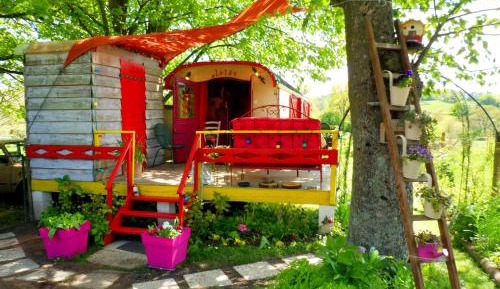 Wooden Caravan