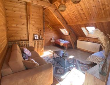 Family Room with Mountain View