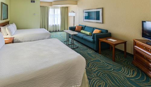 Queen Suite with Two Queen Beds and Trundle Sofa