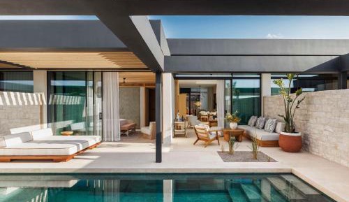 Three-Bedroom Suite - Beachfront with private pool